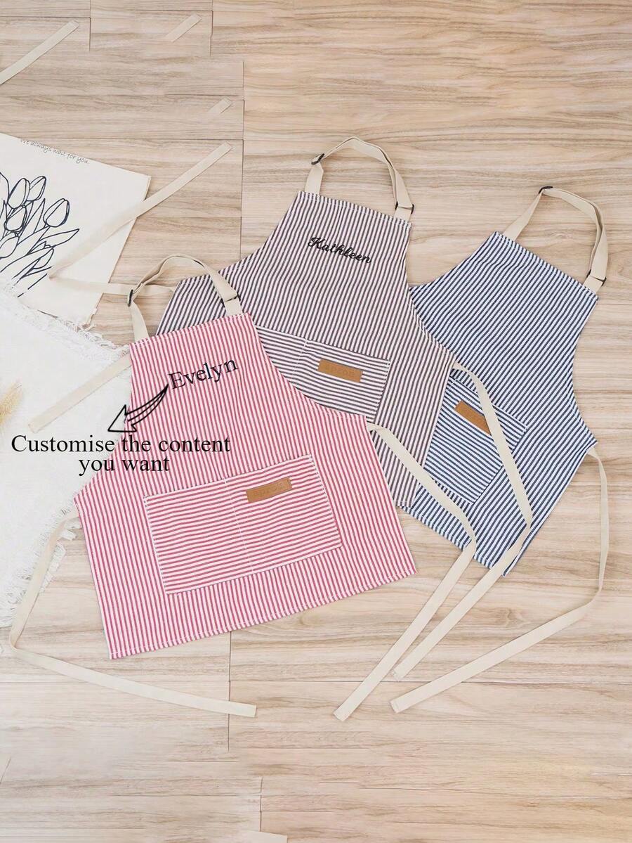 1pc Customizable Linen Kitchen - Personalized Design, Photo Or Text - Woven Polyester Cooking Washable Warm Custom,Unique,Personalized Ideal Gifts For Boyfriend,Ideal Gifts For Girlfriend,Ideal Gifts For Family,Ideal Gifts For Friends Boyfriend,Girlfriend,Friends Sofa,Bed,Car,Tea Room,Bedroom,Living Room,Bathroom