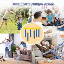 儿童快速反应接球游戏 - 室内运动及专注力训练玩具，耐用塑料材质，多种颜色可选 - 彩色 - 查看 9