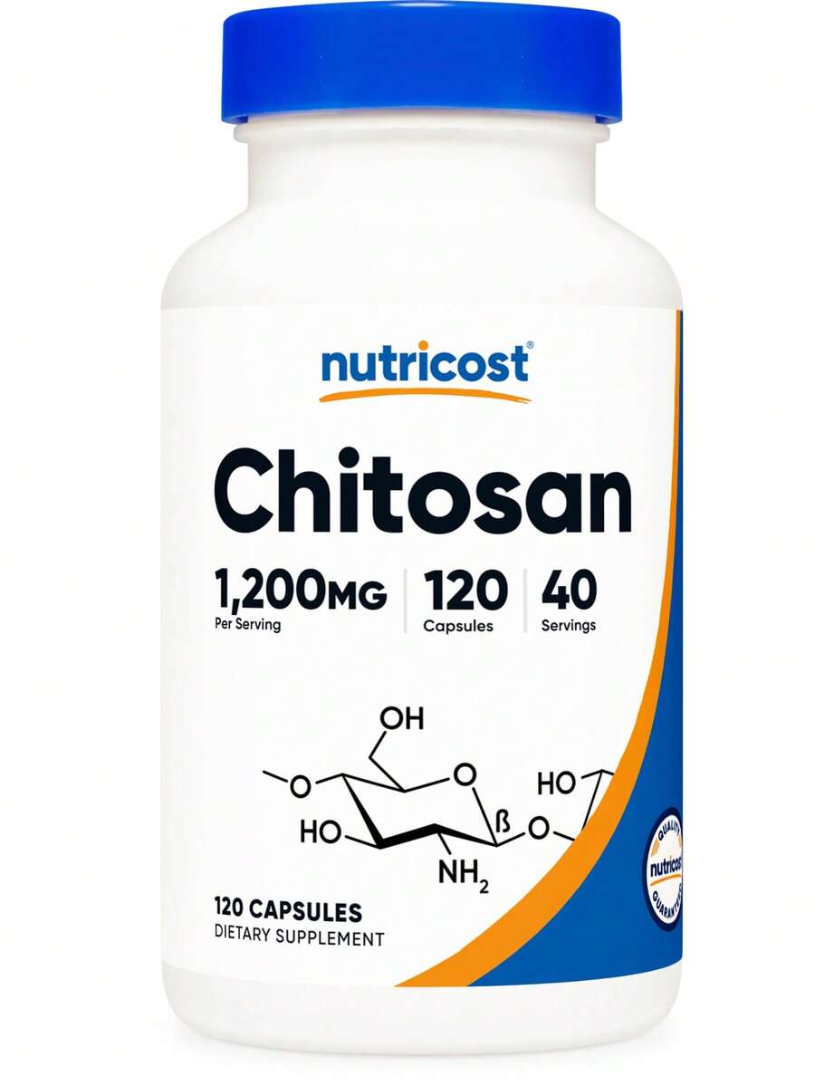 Nutricost Chitosan Supplement (1,200mg) 120 Capsules - GMO-Free, Gluten-Free, 40 Servings - 其他 - 查看 1