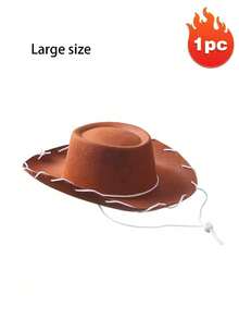 Regular Size And Large Size Christmas Western Cowboy Hats (Suitable For Multiple People To Use). Western Cowboy Hat Style Clothing, Paired With Western-Themed Parties, Equipped With Imitation Feather Decorations - Suitable For Western-Themed Cowboy Hats For Christmas, Halloween And Thanksgiving.