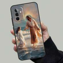 Funda Cristiana de Jesús compatible con Samsung Galaxy A54 A34 A14 A36 A56 A06 A13 A53 A32 A12 A22 A52 A35 A17 A16 A55 A15, funda compatible con  17, funda  17 Pro, funda  17 Pro Max - 15518 - Ver 2