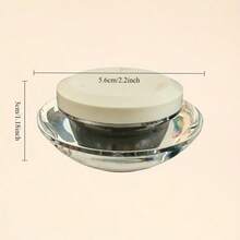 1/3pcs Acrylic Travel Cream Jar, Small Travel Container, Cosmetic Jar, Travel Cream Pot, Toiletry Container, Round - Multicolor - View 12