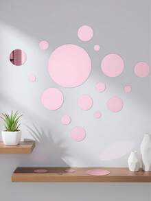 32 miếng dán tường hình tròn màu vàng hồng, decal dán tường gương acrylic tự làm, miếng dán gạch gương tròn, trang trí tường gương tròn acrylic, trang trí phòng, trang trí phòng ngủ, trang trí nhà cửa, trang trí tường, trang trí phòng tắm. - Hoa hồng vàng - Xem 8