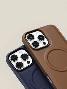 High-Quality PU Leather Phone Case Compatible With Iphone 16 Pro Max/17 Pro Max, Redmi 15C, 13, With Embossed Design, Mixed Materials, Suitable For 11/12 Pro Max/13 Pro Max/15 Pro Max, Fashionable Anti-Drop Phone Case, Suitable For Honor 400 Lite/400 Pro/Honor 400, Supports Wireless Charging, Fashionable Appearance, Full-Body Shock-Proof Protective Case, Suitable For Galaxy S25FE Edge/S25 Ultra/S24 Ultra/Galaxy A16/A17/A15. (S24 And S25 Are Randomly Shipped) - Brown - View 8
