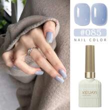 XEIJAYI 1瓶装15毫升凝胶指甲油，凝胶美甲，UV/LED可卸，适用于沙龙美甲和居家DIY美甲，女士礼物，新年圣诞美甲 - 彩色 - 查看 21