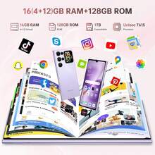 OUKITEL C62 安卓 15 智能手机，无合约 - 6.88 英寸高清+后置显示屏，16GB 运行内存 + 128GB 机身存储，5000mAh 电池，价格实惠，双卡双待，无锁/面部识别/GPS/OTG - 紫色 - 查看 2