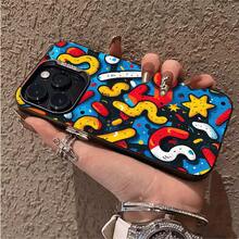 Funda de Teléfono Impresa a Color IMD para iPhone 16Pro Max/15Pro Max/14/13/12/11/XS/XR/X/7/8/6s/Mini/Plus/Pro Max/SE, Regalo de Pascua/Cumpleaños para Novia/Novio/Amigo/Tú - Colores mixtos - Ver 1