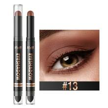 LANGMANNI 16 Colors Dual-Ended Cream Eyeshadow Stick – Silky Smooth, Waterproof & Transfer-Proof, Built-In Blender Brush, All-Day Matte & Shimmer Wear Eye Makeup - 彩色 - 查看 20