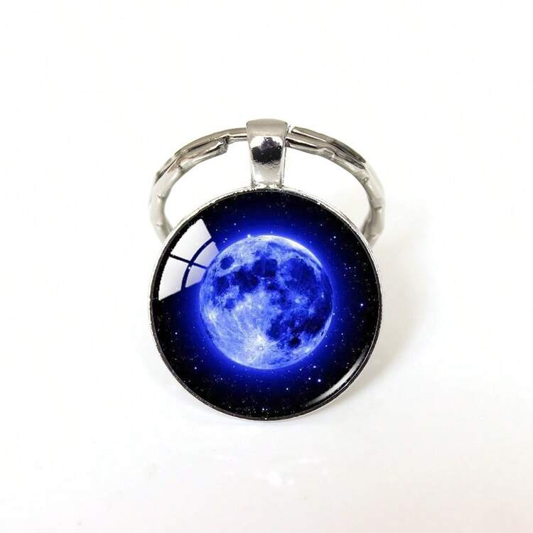 1个太阳系及八大行星水晶玻璃钥匙扣，钥匙圈，钥匙链，男女皆宜的礼物，包包挂饰 - 太空宇宙 - 查看 25