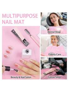 20/50/125 Dental Tattoo Table Cover Tattoo Piercing Patient Dental Tattoo Tray Cover 3 Layer Dental Table Mat - Pink - View 8