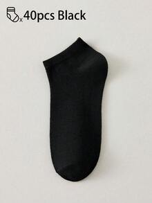 100 件/80 件/50 件/30 件/20 件/10 件/8 件/4 件舒适、吸湿排汗、抗菌、透气针织内衬袜子 - 母亲节的好礼物，男女皆宜，长袜，吸汗、防臭、有弹性且柔软，时尚纯色，适合春、夏、秋、冬、休闲装、日常装和瑜伽/体育活动 - 彩色 - 查看 6
