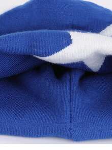 1pc Y2K Unisex Reversible Beanie Hat - Windproof Stretchy Knitted Skull Cap For Men And Women, Letter Pattern, Dopamine Colors , Hip Hop Streetwear, Casual Autumn/Winter Accessory & Christmas Gifts For Men/Women