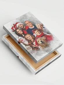 Catygift Tranh in trên vải canvas theo yêu cầu - Món quà lưu niệm hoàn hảo cho đám cưới, gia đình và những kỷ niệm đáng nhớ - Tranh trang trí tường cá nhân hóa, món quà lý tưởng cho người thân yêu. - Như được hiển thị - Xem 10