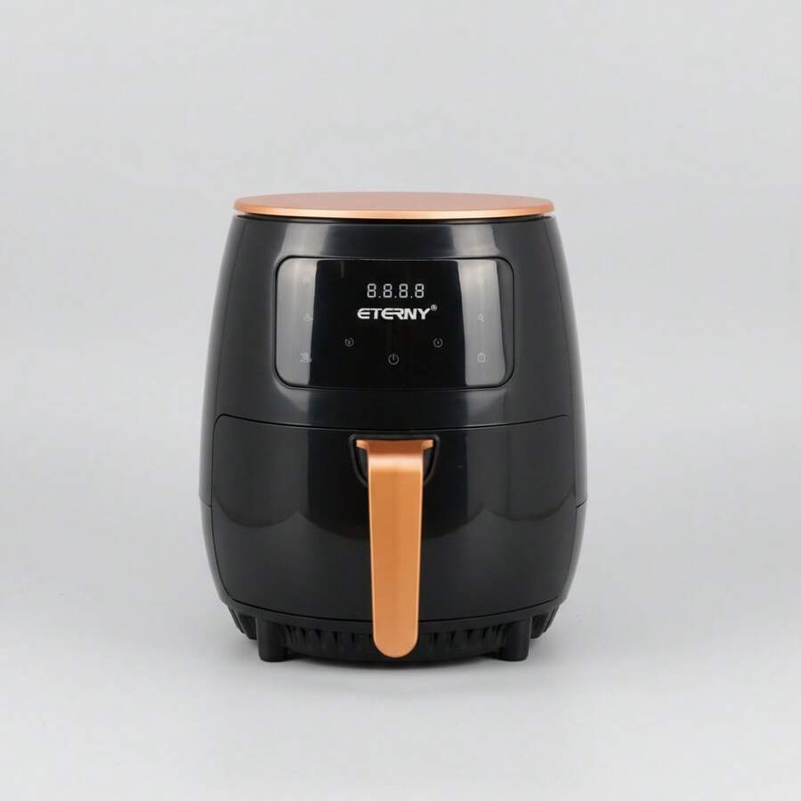 Fritadeira Elétrica Air Fryer 4,5l Preta E Vermelha 110/220v - preto 110V - Visão 1