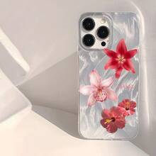 1 Funda de Teléfono Transparente IMD Suave con Patrón de Slogan Floral, Impermeable, Antihuellas, Resistente a los Arañazos, Adecuada para  16/16 Plus /  15, 15 Plus,  15, 15 Pro, 15, 14 Plus... Funda de Teléfono de Moda, Funda de Teléfono con Cordón, Funda de Teléfono con Estampado de Leopardo, Funda de Teléfono a Prueba de Golpes, Funda de Teléfono Linda de Apple - Colores mixtos - Ver 1