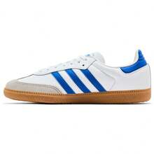Adidas Samba OG White Blue JP5482 Women Fashion Sneakers New - Trắng Xanh - Xem 3