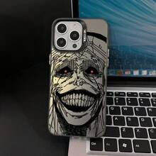 Anime-Themed Phone Cover, Suitable For IPhone Models 16, 15, 14, 13, 12, 11 Mini, Pro, Max, X, XR, XS Max, Featuring A Shock-Resistant Matte Finish - 透黑 - 查看 5