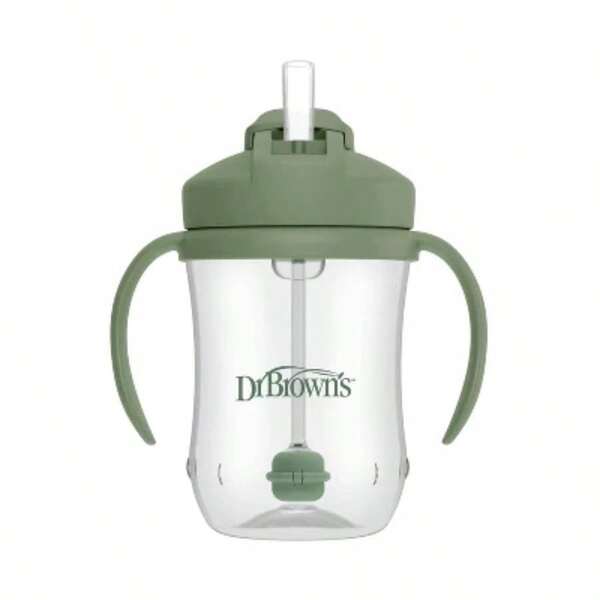 First Straw Cup For Toddlers 9 Fl Oz With Soft Silicone Lid And Leak Proof Design In Pastel Pink