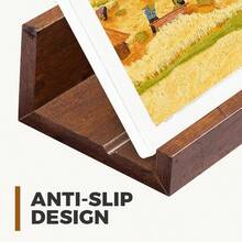 12 Small Floating Wall Ledge Shelves With Lip - Set Of 2 Wood Floating Shelves - Honey Brown Wall Mounted Picture Ledge Office, Bathroom, Bedroom, Living Room, Kitchen - Honey Brown + 12" - View 5
