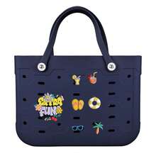 CSjihua Extra Large Capacity Breathable EVA Women's Beach Bag, Oversized EVA Handbag, EVA Tote Bag, EVA Shoulder Bag, EVA Basket Bag, EVA Beach Bag - Lightweight And Durable Solid Color Open Design, Large Waterproof And Washable Sturdy Open Women's Handbag, Suitable For Beaches, Outdoor Swimming Pools, Sports And Fitness, Shopping Malls, Picnics And Camping - Fashionable Holiday Accessories, Beach Bags, Festivals, Casual Outings, Holiday Gifts - Nhiều màu - Xem 14