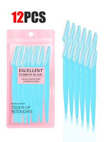30pcs Exquisite Bagged Men's And Women's Facial Razors, Eyebrow Trimmers And Facial Hair Removers, Facial Hair Removal, Men's And Women's Facial Razors, Hair Trimming Tools, With Precision Sleeves, Hair Removers, Eyebrow Trimmers, Easy To Carry For Travel 1/3/6/12/24pcs (Pink)