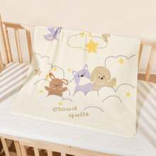 1 Stück 80*80cm Baby Decke, Badetuch, Multifunktionstuch, Klimaanlagen-Decke, weich und bequem, ganzjährig verwendbar, Neugeborenen Badetuch, Geschenk Kindergarten Schlafdecke - Verschiedenfarbig - Übersicht 5