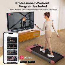 LACUFFY Promoation Walking Treadmill 2.5HP 1-6km/H Speed Anti-Slip Shock Absorption Portable Treadmill For Home Office Exercise Machine - UK Plug(220-240V) - View 4