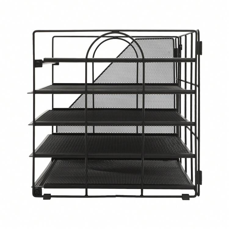 Caja y estantería de archivos - Negro - Añade 3