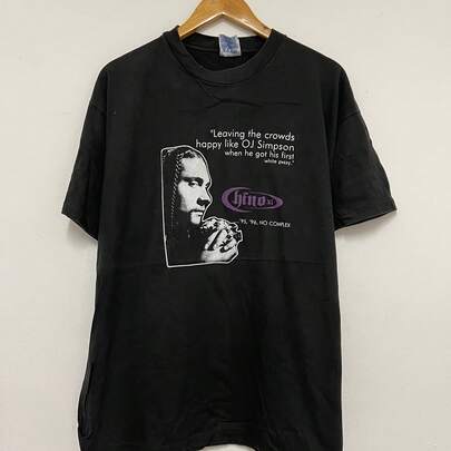 Vintage 90s Chino XL  Riot 1996 Rap Hip Hop Music T-Shirt  Rap Tee  90s An Hip Hop  90s Rap Music  90s Rapper  Black  XL220g M-en's Cotton T-Shirt - ID-eal for Wearing Under a SweaT-ShirT-Suitable for all people, whether woM-en or M-enhigh-quality durable fabric suitable for all seans,ft to the touch but built to lastBreathabletops woM.en fall outfiT.S for woM.en vaC.Ation outfiT.S woM.en halloween costume