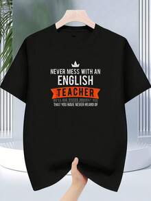 Never Mess With An English Teacher. Use Offensive Language. - 黑色 - View 7