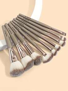 MAANGE 9pcs Makeup Brush Set,Brush Set,Makeup Brush Kit,Make Up Brush Set,Make Up Set Complete,Makeup Brush Set,Complete Makeup Kit,Brush Kit,Brushes Makeup Set,Makeup Gift Set,Set - Champagne - View 5