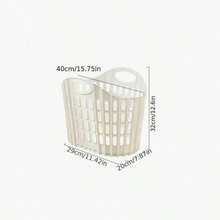 1 Piece Modern Foldable Laundry Basket - Portable, Wall-Mounted, Removable, Multifunctional And Space-Saving Clothes Organizer, Two Sizes Available, Durable PP Square Laundry Basket, Storage For Home And Bathroom, Foldable Laundry Basket. Back To School - Multicolor - View 11