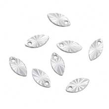 20/50pcs Gold Color Stainless Steel Heart Pendants Round Necklace Charms Pendant For DIY Bracelet Jewelry Making Accessories Valentines - Stainless Steel Embossed Pendant - View 11