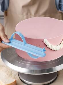 1 Set Cake Decorating Tools, Includes Curved Cake Decorating Tool With Scale, Cream Decorating Ruffle Pen, Home DIY Baking Tools, Cake Curved Decorating Assist Tool, Curved Lace Edge Decorating Pen, Fondant Baking Tools, Suitable For Kitchen And Bakery - Multicolor - View 3