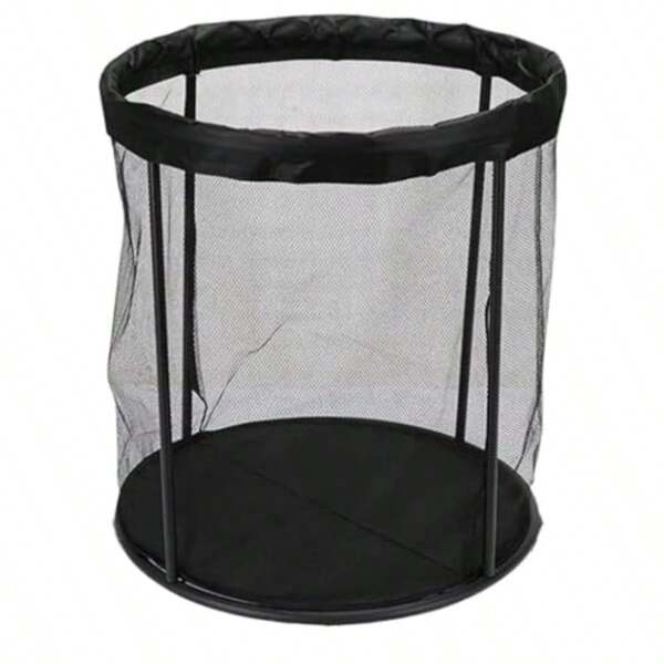 Ball Storage Sports Ball Storage Portable Container Box Large Capacity Basket Net For Outside Garage Sports Pool Patio Garden Deck