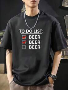 List Of Fun Things To Do Beer Beer Checkup Sarcasm Sarcastic - Black - View 1