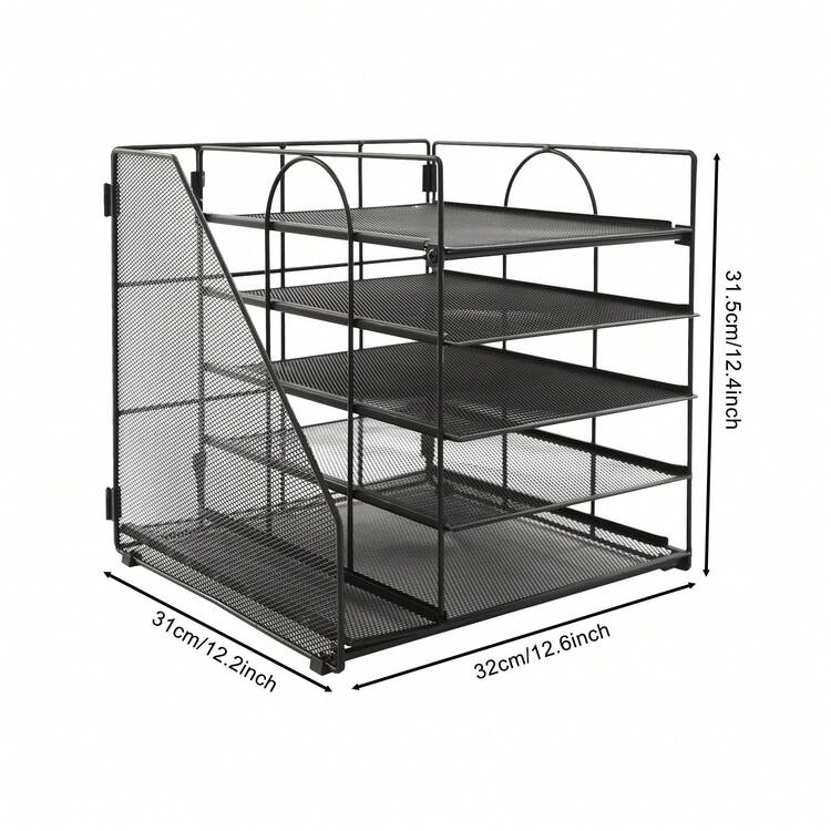 Caja y estantería de archivos - Negro - Añade 2
