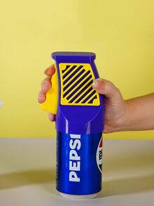 1pc 3D Printed Easy Pull Tab Can Opener, Twist Drink Bottle Beer Soda Bottle Cap Opener, Portable Lid Remover - Multicolor - View 5