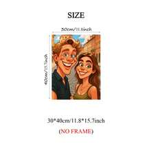 Tranh hoạt hình cá nhân hóa, phong cách hài hước phóng đại, có khung hoặc không khung, ghi lại những nụ cười ấm áp! Biến ảnh thành tranh hoạt hình, tạo điểm nhấn trang trí nhà cửa, lựa chọn quà tặng Giáng sinh lãng mạn, quà tặng Ngày Valentine, quà tặng sáng tạo cho các cặp đôi, gia đình, bạn bè, tranh chân dung gia đình tùy chỉnh, ảnh cặp đôi, mang đến niềm hạnh phúc với không khí cổ tích, trang trí phòng khách. - Nhiều màu - Xem 13