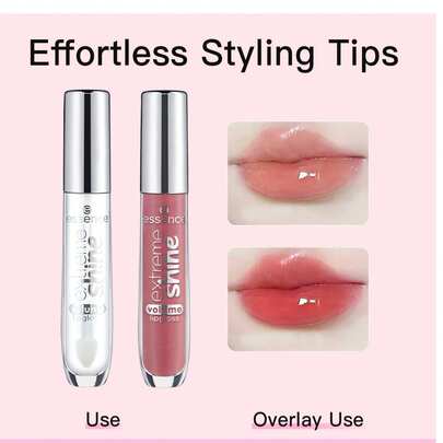 Son bóng Essence Extreme Shine Volume 100 Crystal Clear+900 Shadow Rose