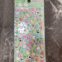 Kinder 3D Prägung Aufkleber, Schaumstoff Aufkleber mit Katzen Design, DIY Scrapbooking, dekorative Aufkleber für Wasserflaschen, Handyhüllen, Notizbücher, geeignet für Mädchen und Jungen