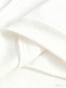 Sudadera con capucha de moda para mujeres, sudadera con capucha de bolsillo canguro simple, elegante y casual, sudadera con capucha de estampado creativo, ropa de moda de otoño e invierno para mujeres - Blanco - Ver 5