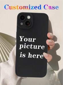 1pc Customized Image Phone Case, Personalized Photo Phone Case, Phone Case With Custom Image, Customized Image Phone Case, Anniversary Gift, Valentine's Day Gift, Birthday Gift, Wedding Gift, Mother's Day Gift, Father's Day Gift, Best Friend Gift, Gift For Mom/Dad, Gift For Boyfriend, Gift For Girlfriend, Fits 11 12 13 14 15 16 Pro Max,Season Picks