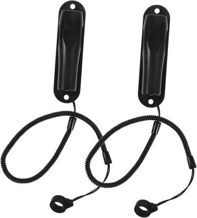 Veemoon Portalápices Antipérdida Elástico 2 Piezas Soporte Para Bolígrafos Y Lápices Ópticos Con Cordón Retráctil Para Oficina Y Uso Diario