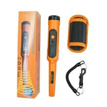 防水金属探测器，带液晶显示屏，三种模式，手持式精准定位器，塑料材质，不含电池 - 彩色 - 查看 6