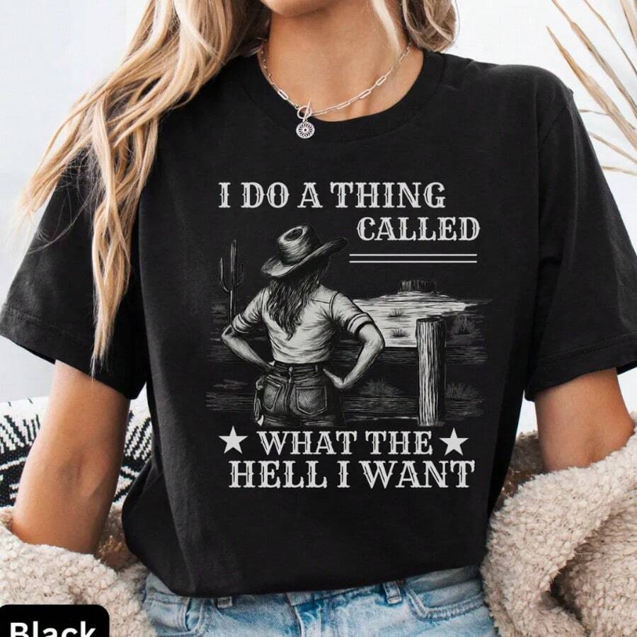 Black Cowgirl Shirt, African American Cowgirl Tee, Black Western Wear, Leopard Cowboy Hat, Black Rodeo, In My Black Cowgirl Era Oversized Graphic Tees,Suitable For Men, Women, Family And Friends, 100% Cotton Womens Oversized Printed Graphic T-Shirts Women Casual Round Neck Short Sleeve Tee 1pcs Fashion Shirt, Halloween Gift, Xmas Gift - 黑色007 - 查看 1