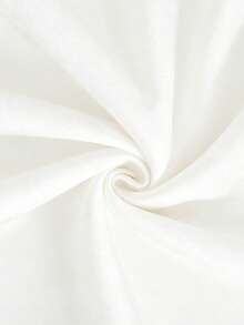 1pc Tween Girl Thermal Lined Thick Warm Sweatshirt, Young Student Clothing, Suitable For Kids Autumn/Winter Long Sleeve Top - White - View 10