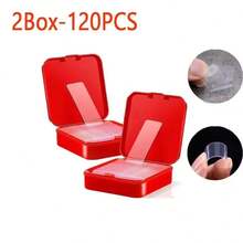 300/180/120/60pcs Double-Sided Nano Reusable Transparent Wall Stickers, Super Strong Adhesive, Waterproof, Versatile Use - Multicolor - View 12