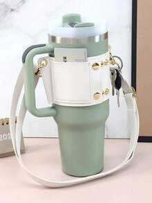 1pc Adjustable Shoulder Strap Handle For IceFlow Cup/, Can Be Used As Carrying Strap, Cup Accessory, Compatible With Cups