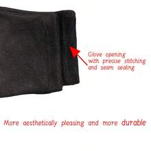 New Women's Autumn/Winter Fleece Fingerless Gloves, Suitable For Parties - Black - View 5